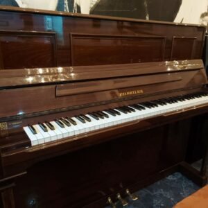 Piano Vertical Ed. Seiler Nogal Brillante - Armonía Alemana en un Diseño Vertical Excepcional