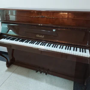 Piano Vertical Steinbach Caoba Brillante - Armonía Italiana de Distinción