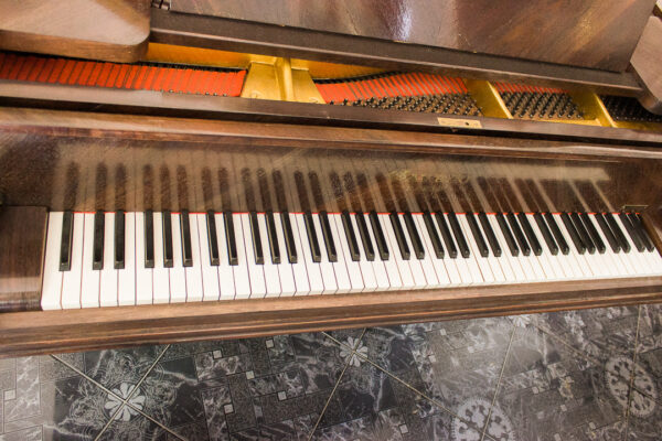 Piano de Cola Gaveau Paris Caoba Satinado Francés de 150 cm - Elegancia y Tradición Melódica en un Instrumento Compacto - Imagen 11